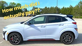 How I Got My 2022 Hyundai Kona N UNDER MSRP *Not Clickbait* (+Adding First Few Accessories)