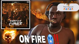 THE INDIAN HIP HOP CYPHER | OFFICIALMUSIC VIDEO | (REACTION) THEM BOYS ARE FIRE 🔥 😍