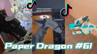 Dragon Puppet Crafts - Paper Dragon TikTok Compilation #61