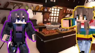 FOOD WARS! Shxtou vs Mayor Fuslie | AbePack Minecraft SMP (DAY 38)