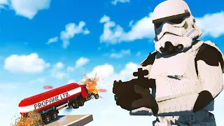Cars vs Imperial Stormtrooper | Teardown