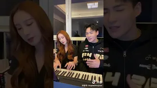 李鑫一 Rex & 许靖韵 Angela Cover 《就忘了吧》粤语+合唱版本