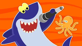 [Sing Along] King Shark | Baby Shark Sea Animal Song | Nursery Rhymes & Kids Song ★ TidiKids