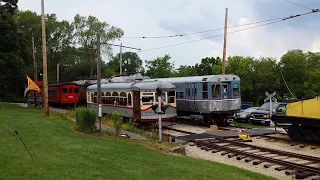 AE&FR and CNS&M cars at the Fox River Trolley Museum - 8/15/15