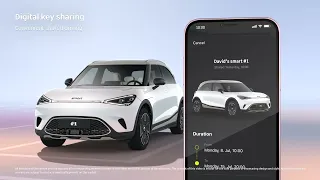 All-new 2022 smart #1 - Digital features