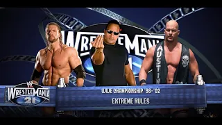 WWE 2K24   The Rock vs Triple H vs Stone Cold Steve Austin (Full Intros)