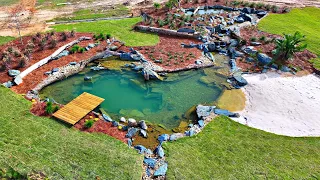 Adding Fish to Our New Pond!