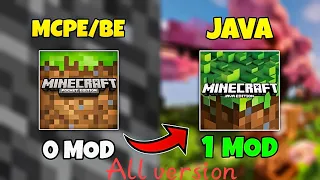 Only One Mod: Converting Minecraft PE to JAVA Edition!