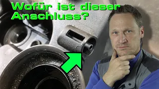 Wofür ist der Vakuumanschluss am Ventildeckel bei VW? Motor CKFC