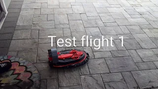 3D Printed Kraken Mk2 RC Hovercraft Test flight 1