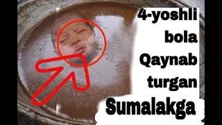 4-yoshli bola qaynab turgan sumalakga tushib ketdi