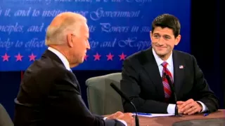 Vice Presidential Debate 2012: Joe Biden Laughs at Paul Ryan's 'Malarkey' on Foreign Policy