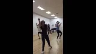 Ally Rose teaching at Georgia's School of Dance -- Hip Hop class