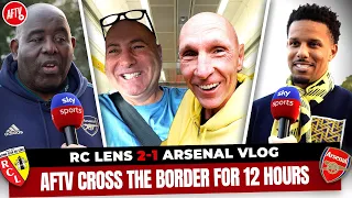 AFTV Cross The Border For 12 Hours | Vlog | RC Lens vs Arsenal