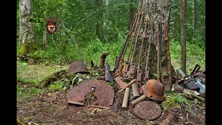 Погибшие немцы у военной дороги / The dead Germans near the military road