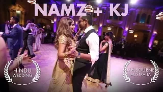 Hindu wedding video Melbourne KJ + Namz at the Plaza Ballroom Regent Theatre, White Heights Media