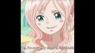 Luffy introduces Shirahoshi