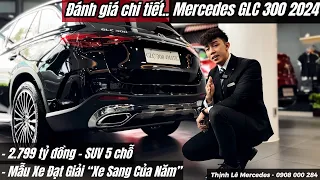 Chi Tiết Mercedes GLC 300 2024 Màu Đen Cực Sang Trọng | Mẫu Xe Đạt Giải Thưởng Xe Sang Của Năm