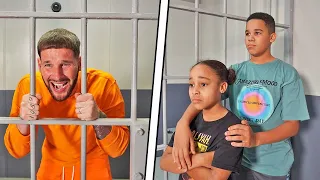 Cali's DAD GOES TO JAIL, She Learns Her LESSON
