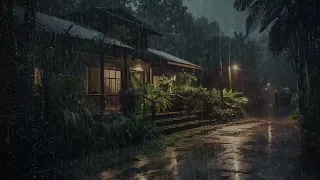 Cozy Villa | Fall To Sleep Instantly With Gentle Rain Sound | Sounds For Deep Sleep