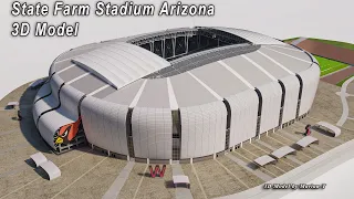 State Farm Stadium Arizona 3D model