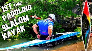 Slalom Kayak 1st Paddle