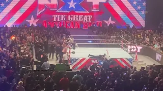 Crowd chanting Bullsh*t during Gable Steveson Vs Corbin with end of match brawl Great American Bash