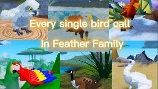 Every single bird call in Feather Family🪶(OUTDATED/part 2 in description)