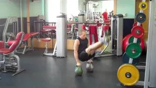 IKSFA. Rudnev Sergey - some tricks of standhands on the kettlebells