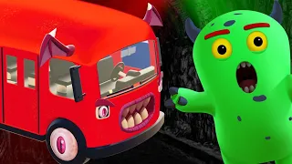 Monster Seram Di Dalam Bus | Lagu-lagu Menakutkan Halloween | ABC Bahasa Indonesia
