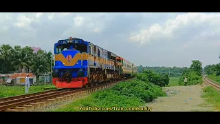 Brand New Chilahati Express || American Locomotive & Korean Coach || Bangladesh railway