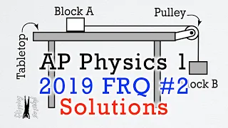 2019 #2 Free Response Question - AP Physics 1 - Exam Solution