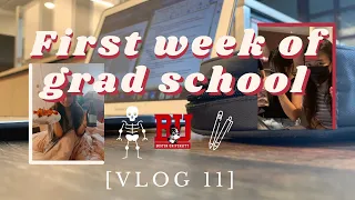 [vlog 11] first week of grad school at boston university