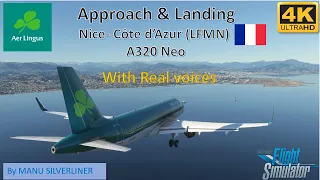 FS 2020 - A Passenger Life -- Landing in Nice Côte d'Azur LFMN - Aer Lingus A320 - EI 544