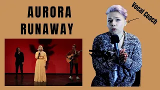 Aurora - Runaway (Live) New Zealand Vocal Coach Analysis and Reaction