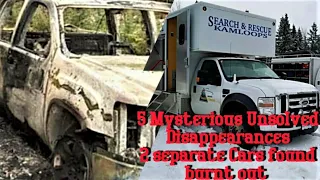 5 Mysterious Disappearances, 2 cars found Burnt Out, 1 Horse found by side of highway