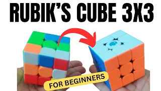 Easiest Method To Solve 3x3 Rubik's Cube For Complete Beginners
