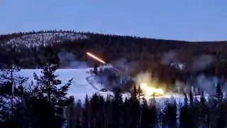 Archer artillery at shooting range in Sweden.