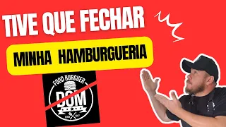 VENDI MINHA HAMBURGUERIA ARTESANAL[INFELIZMENTE ]😔