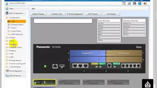 How to Configure PABX KX NS300 for Panasonic with Algorithms