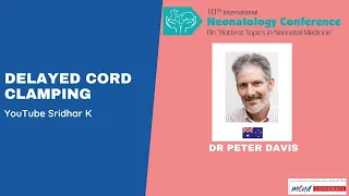 Delayed cord clamping-an update. Prof Peter Davis