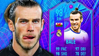 WALES. GOLF. MADRID. 🏌️‍♂️ 98 End Of An Era Bale Player Review - FIFA 22 Ultimate Team