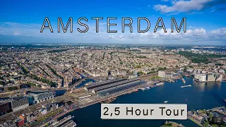 2,5 Hours of Amsterdam Live - Tour of Red-Light District - City Center - De Pijp - Oost and More