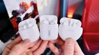 Testing New AirPods Pro Clones! Huawei FreeBuds 3, Vivo TWS & Oppo Enco Free