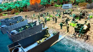 Plastic Assault Part 5 | Beach Landing | Army Men Stop Motion