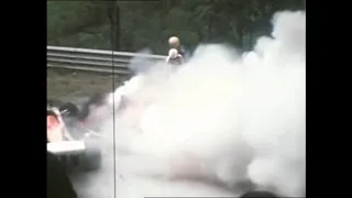 Crash Niki Lauda Ferrari Nurburgring Nordschleife 1976 ( Video Archive Only )
