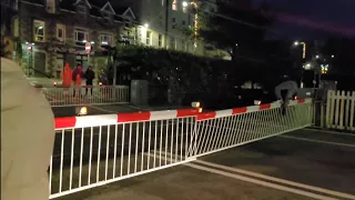 *Pedestrian Jumps Over Barriers* Barmouth South Level Crossing