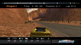 Need for Speed Hot Pursuit 2 [PCSX2] 60fps widescreen - AI car speed bug #2