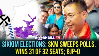 SIKKIM ELECTIONS: SKM SWEEPS POLLS, WINS 31 OF 32 SEATS; BJP-0