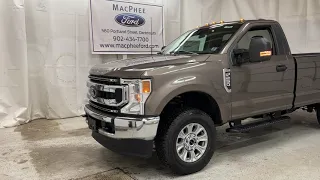 Stone Grey 2022 Ford Super Duty F-250 SRW 4X4 REG CAB Walkaround   - MacPhee Ford